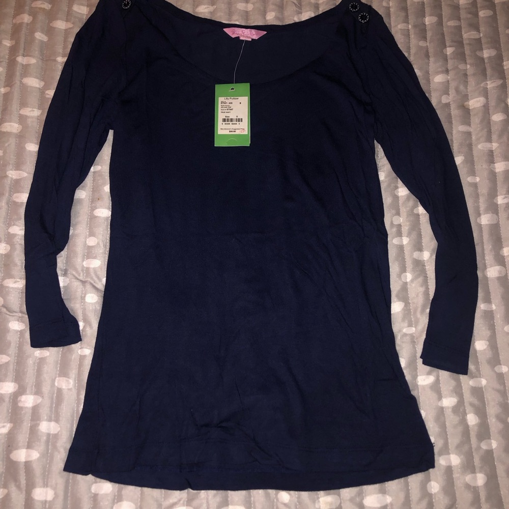 Lily Pulitzer 3/4 length sleeve blouse